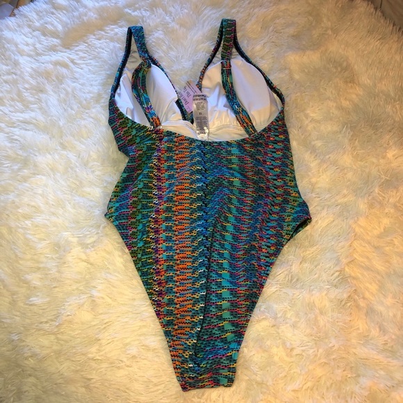 Rainbow Fiesta One Piece Swimsuit size 12 - Picture 6 of 16